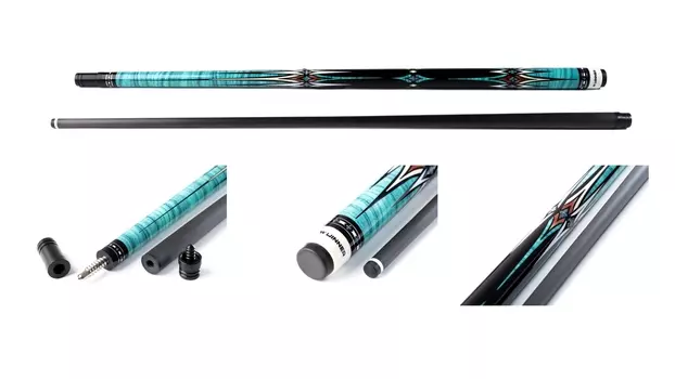 Кий \ пул 2-pc Winner Carbon - 018 18.018.57.0 черно-синий