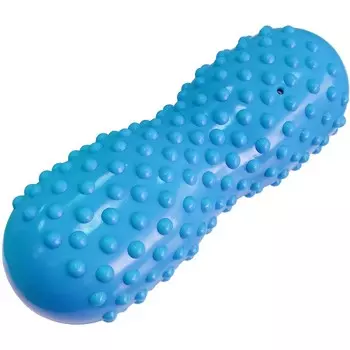 Кинезио Sportex Массажер двойной мячик с шипами -мягкий MSG200 синий B31912