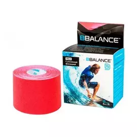 Кинезио тейп BBalance MAX 5x500 см Красный