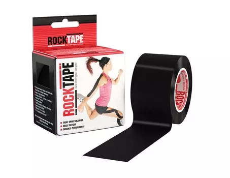 Кинезиотейп RockTape Classic, черный 2163