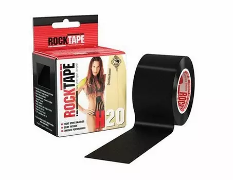Кинезиотейп RockTape H2O, черный 2167