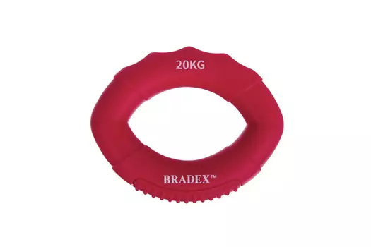 Кистевой эспандер 20 кг Bradex овальной формы (Resistance bands 40 LB) SF 0573 розовый