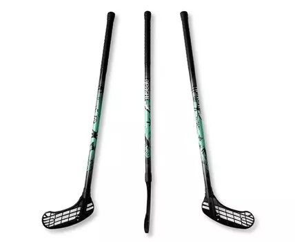 Клюшка флорбольная ACITO APACHE 33 GREEN 80 Round - Левый