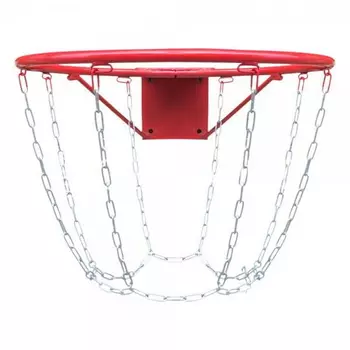 Кольцо баскетбольное ПрофСетка №7, d450мм, антивандальное + сетка (цепь) 9147