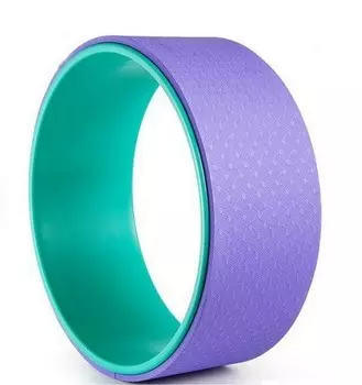 Колесо для йоги Sportex 33х13см, 6мм E41059 аквамарин