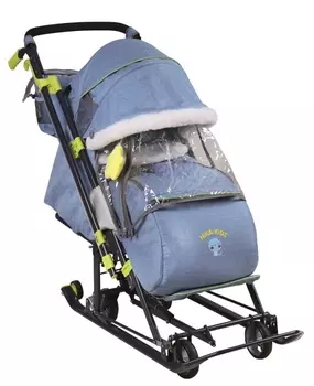 Коляска комби Ника НД 7-7/1 синий джинс