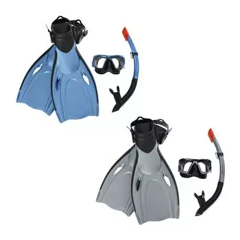 Комплект для плавания Bestway BlackSea от 14 лет, р-р.ласт 43-48, 2 цвета 25045