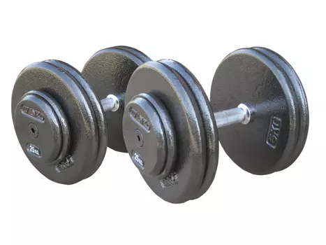 Комплект гантелей металлических Johns 75070/42,5-50