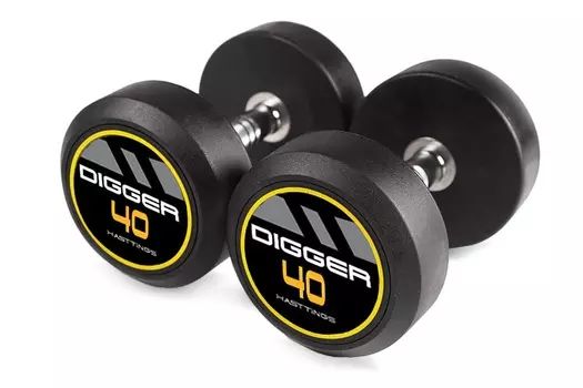 Комплект обрезиненных гантелей 5 пар от 40 до 50кг Hasttings Digger HD51D2A-40-50