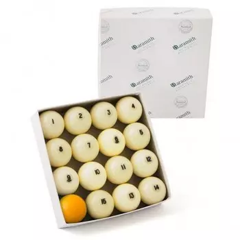 Комплект шаров Aramith 68 мм Standard, желтый биток 70.053.68.7