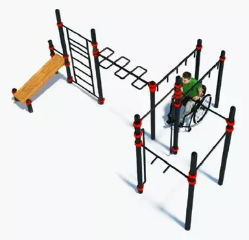 Комплекс для инвалидов-колясочников Plus W-7.04 Hercules 5197