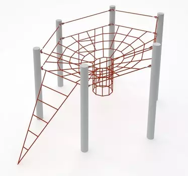 Комплекс для лазания Горизонтальная паутина Hercules 4218