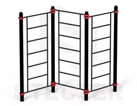 Комплекс из трех шведских стенок Stecter (PAW-57) 5056-89