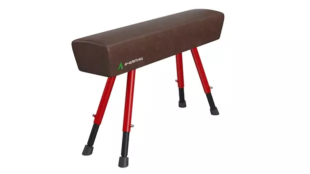 Конь гимнастический переменной высоты (чехол из натур.кожи) ФСИ 6379