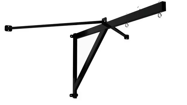 Консоль для канатов и шестов вынос 2 м Zavodsporta графит