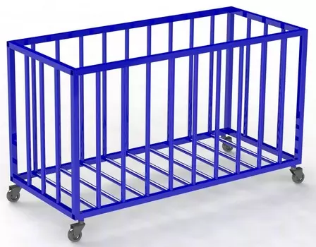 Контейнер для хранения мячей Dinamika передвижной 100х70х70 см