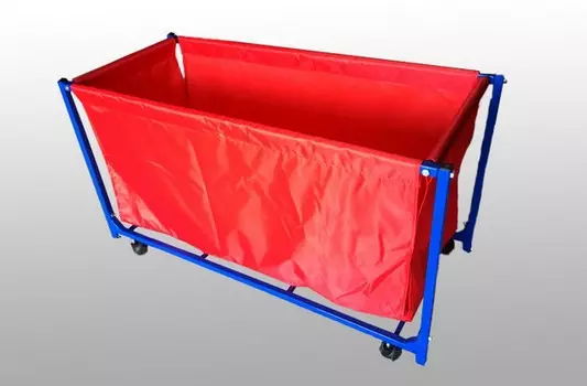 Контейнер для мячей на колесиках (метал)100х45x54см (разборный без крышки) ФСИ 8846