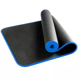 Коврик для фитнеса и йоги 183х61х1,2см Larsen NBR повышенной плотности