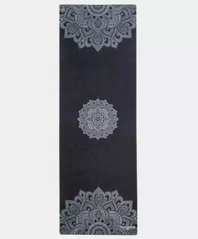 Коврик для йоги 180х61х0,5 см YOGA DESIGN LAB Combo Yoga Mat CM-1.5-Mandala Black черная мандала
