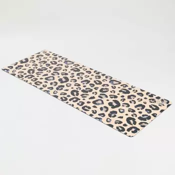 Коврик для йоги 185х68х0,4 см, PU Inex Yoga Mat PUMAT-LEO38 леопардовая пудра