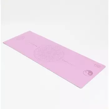 Коврик для йоги 185х68х0,5 см, TPE, c гравировкой Inex Yoga PU Mat PUMATPE-LT-VL сиреневый