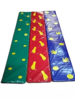 Коврик со следочками ФСИ 250х40х2cм из 3х частей 4369