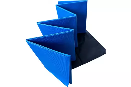 Коврик ПВХ Складной в сумке 183x61x0.4см Sportex E43896-1 синий