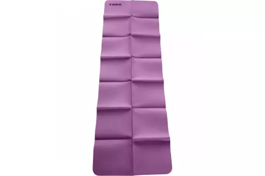 Коврик ТПЕ Складной в сумке 183x61x0.4см York Fitness E43887 фиолетовый