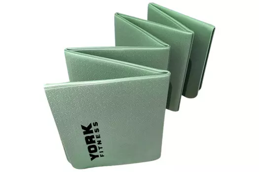 Коврик ТПЕ Складной в сумке 183x61x0.4см York Fitness E43891 зеленый
