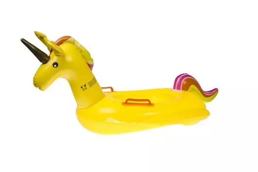 Круг детский для плавания Bradex Единорог DE 0482 желтый