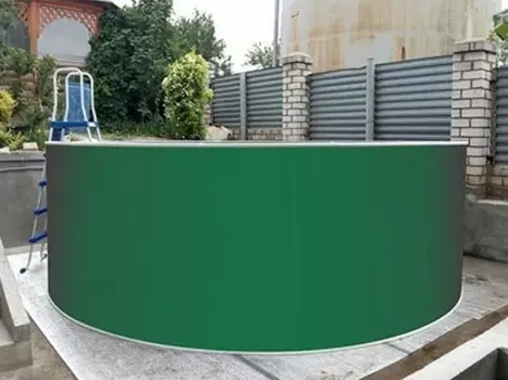 Круглый бассейн 244x244x125 см Лагуна ТМ235/24418 мятно-зеленый RAL 6029