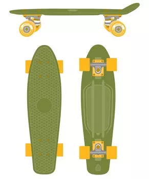 Круизер пластиковый Ridex Soldier 22x6