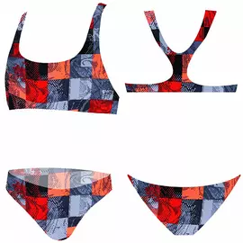 Купальник детский спортивный Atemi принт. BG10 11