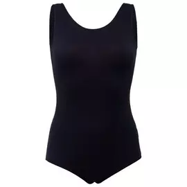 Купальник гимнастический Amely AA-120, без рукавов, хлопок, черный (36-42)