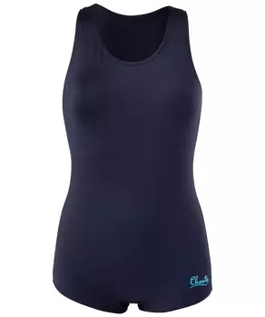 Купальник гимнастический Chante Eva, без рукавов, полиамид, черный, детский