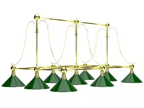 Лампа на девять плафонов Art Design Weekend 75.013.09.0