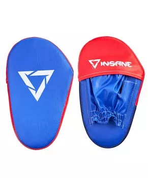 Лапы Insane Fight прямые, маленькие, 30х18х4,5 см, красный\синий