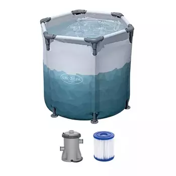 Ледяная купель90х80см, 253л, фильтр-насос 1249л/ч, тент Bestway Glacial dip Ice bath pod 6002K