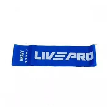 Ленточный амортизатор Live Pro Latex Resistance Band LP8415-H\HV-BL-02 высокое сопротивление, синий