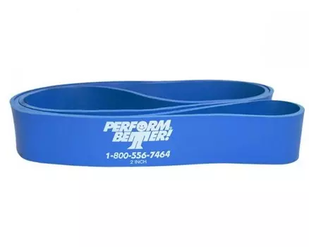 Ленточный амортизатор Perform Better SuperBand 1213-09-2 синий ширина 5,08 см, длина 203,2 см, кольцо 101,6 см, синий