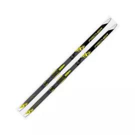 Лыжи беговые Fischer CRS Rаce Jr. Wax (черно/желтый) N62619