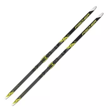 Лыжи беговые Fischer LS Cоmbi Xtra Stiff Wax (черно/желтый) N77819