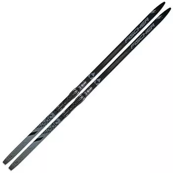 Лыжи беговые Fischer Twin Skin Pоwer Stiff EF IFP N42120V черный\серый