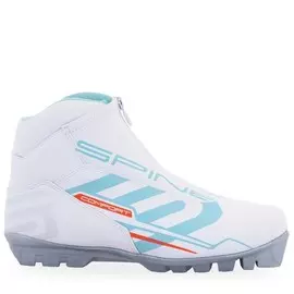 Лыжные ботинки SNS Spine Comfort 483/2 белый/бирюзовый