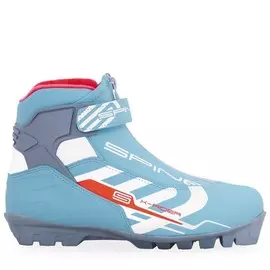 Лыжные ботинки SNS Spine X-Rider 454/2 бирюзовый/белый