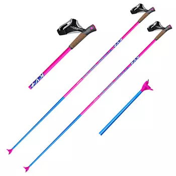 Лыжные палки KV+ (20P010JP) Tornado Jr. Карбон 30%+Стекло 70% (розовый)