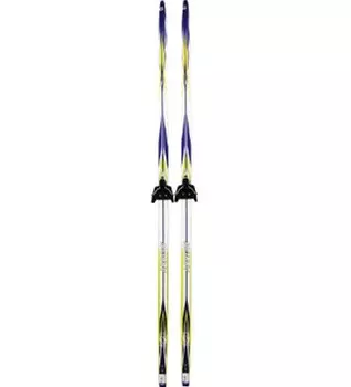 Лыжный комплект Atemi Arrow blue, Крепление: 75мм, step