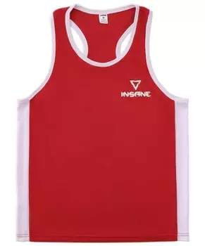 Майка боксерская Insane BASE, полиэстер, красный