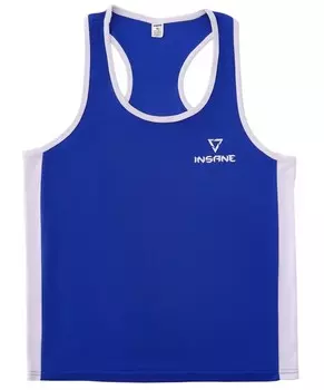 Майка боксерская Insane BASE, полиэстер, синий