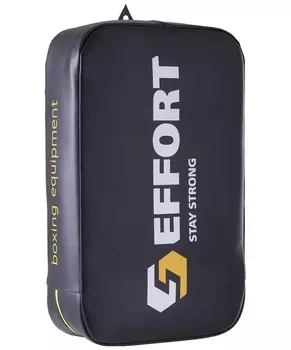 Макивара Effort 3 ручки E657, к/з, черный